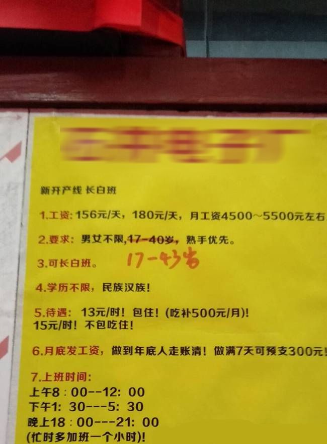 工厂招聘公告栏